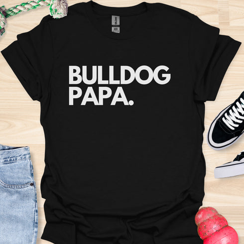 Bulldog Papa - V1 - Bold T-Shirt